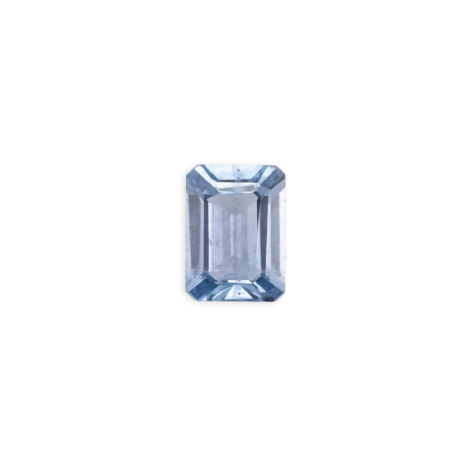 1.16ct Emerald Cut Blue Montana Sapphire