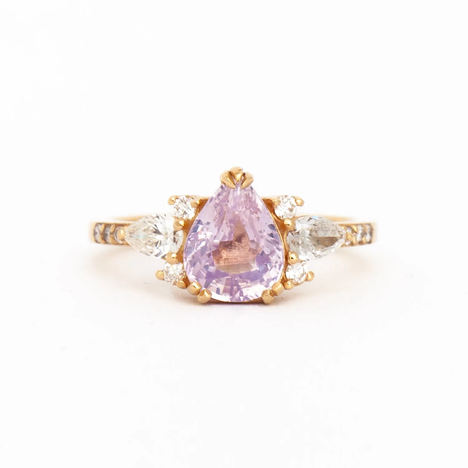 2.07 ct Pink Sapphire Rosalind Ring