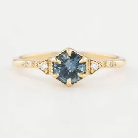 Agatha Ring - 0.67ct Part Blue Montana Sapphire (One of a kind)