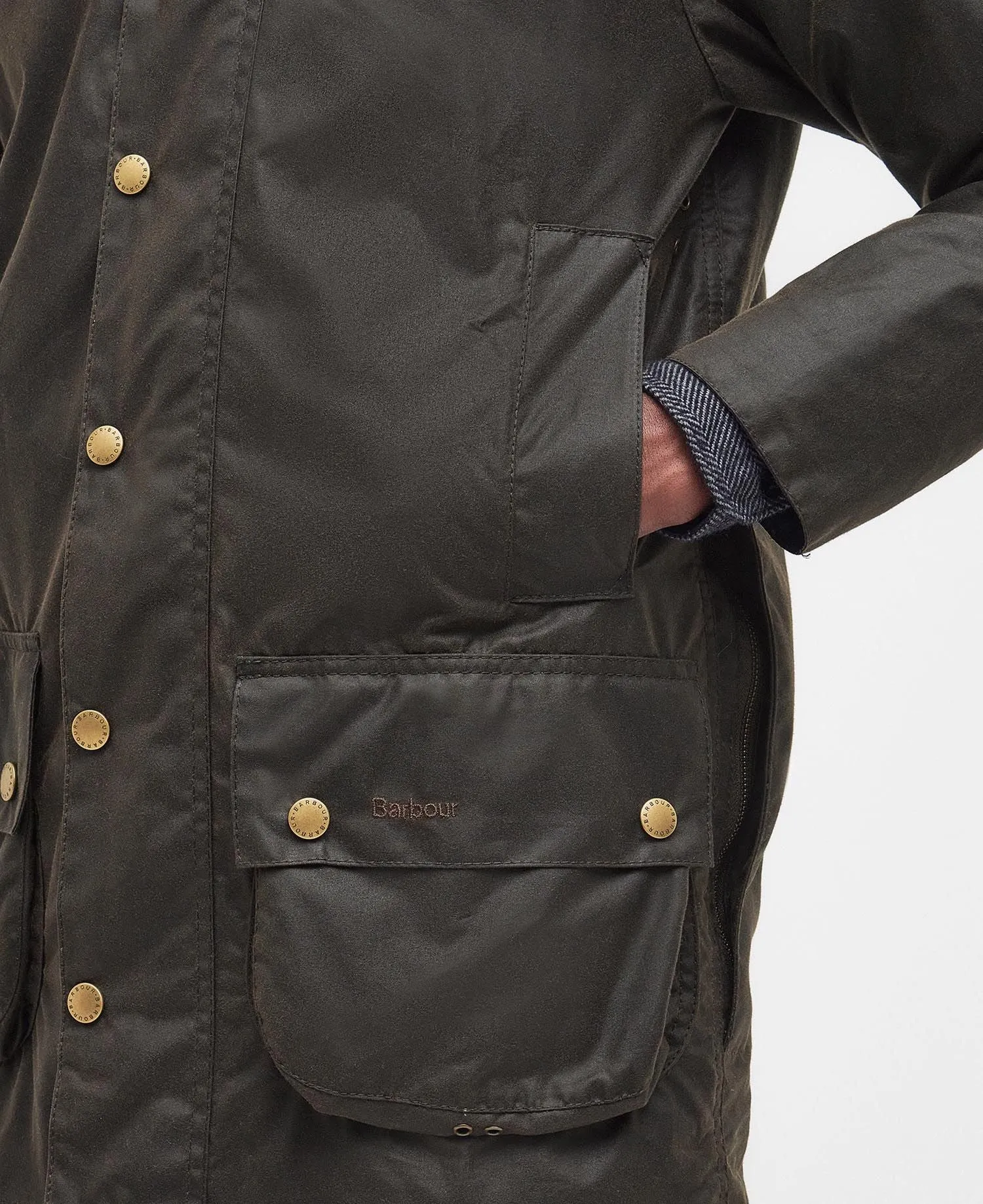 BARBOUR 40th Anniversary Beaufort Wax Jacket Olive