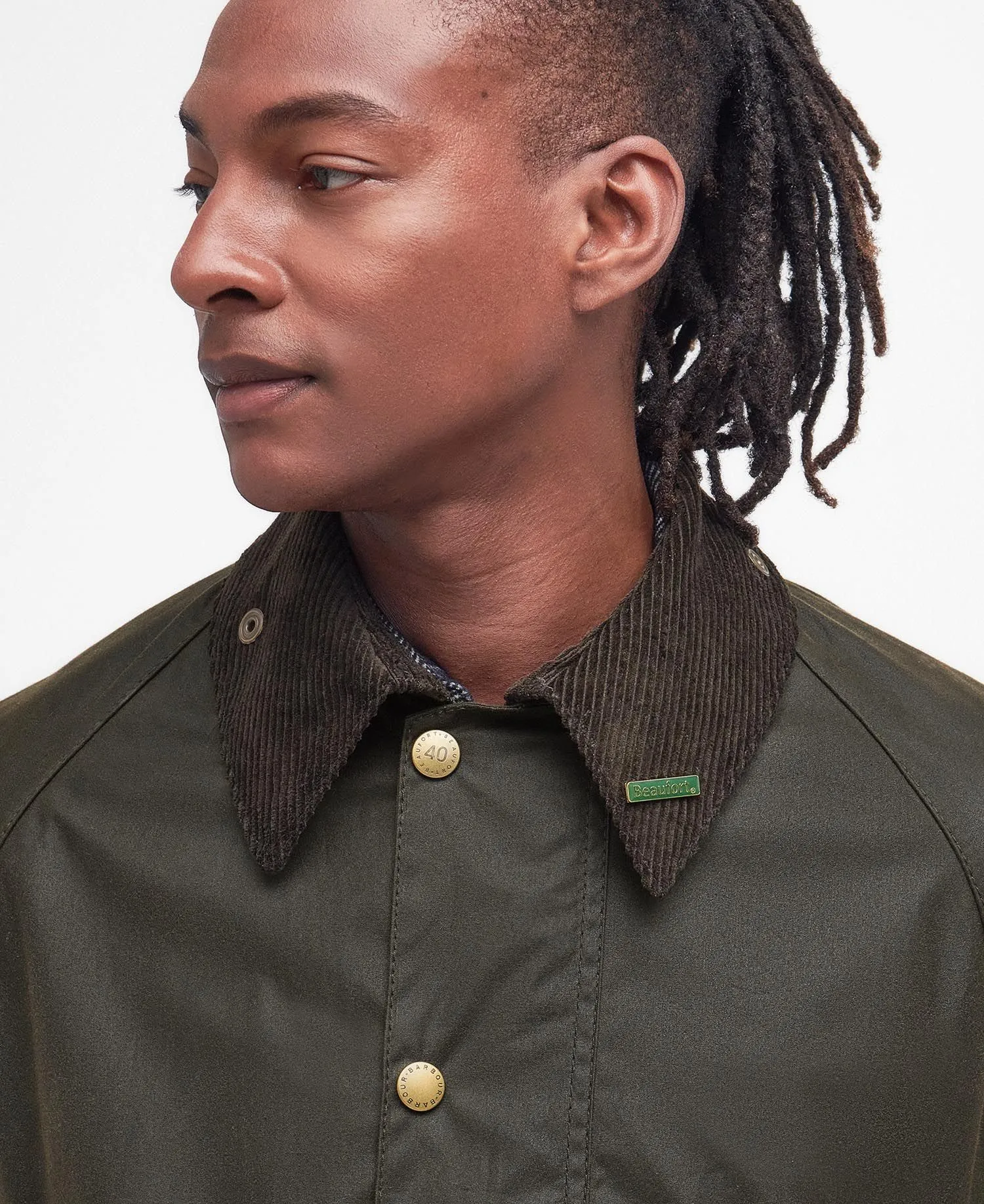 BARBOUR 40th Anniversary Beaufort Wax Jacket Olive