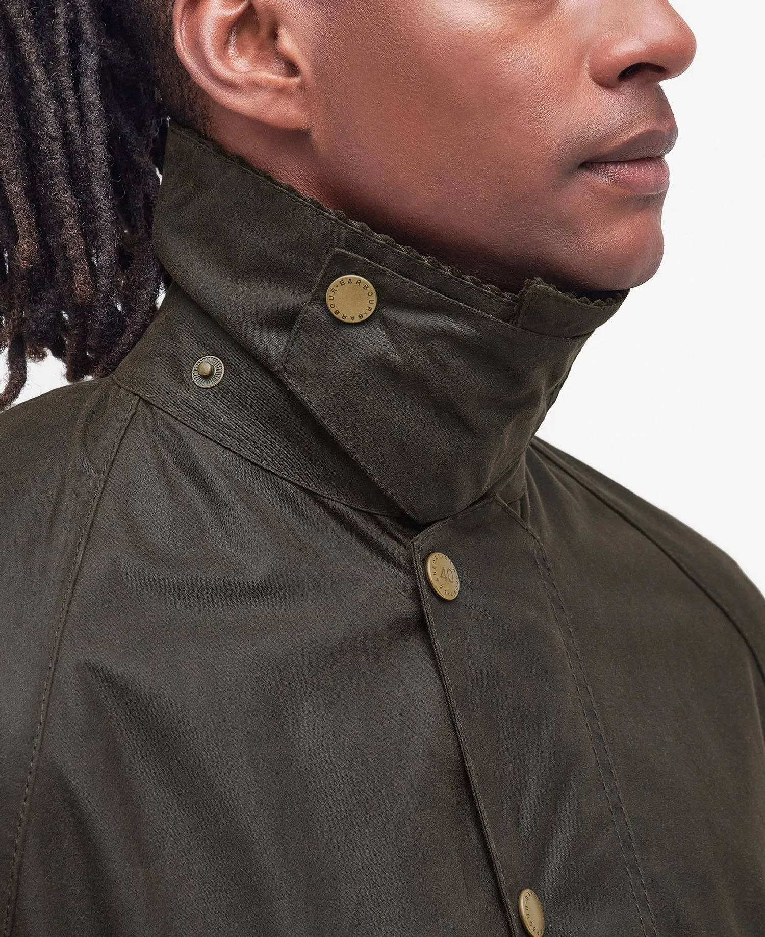 BARBOUR 40th Anniversary Beaufort Wax Jacket Olive