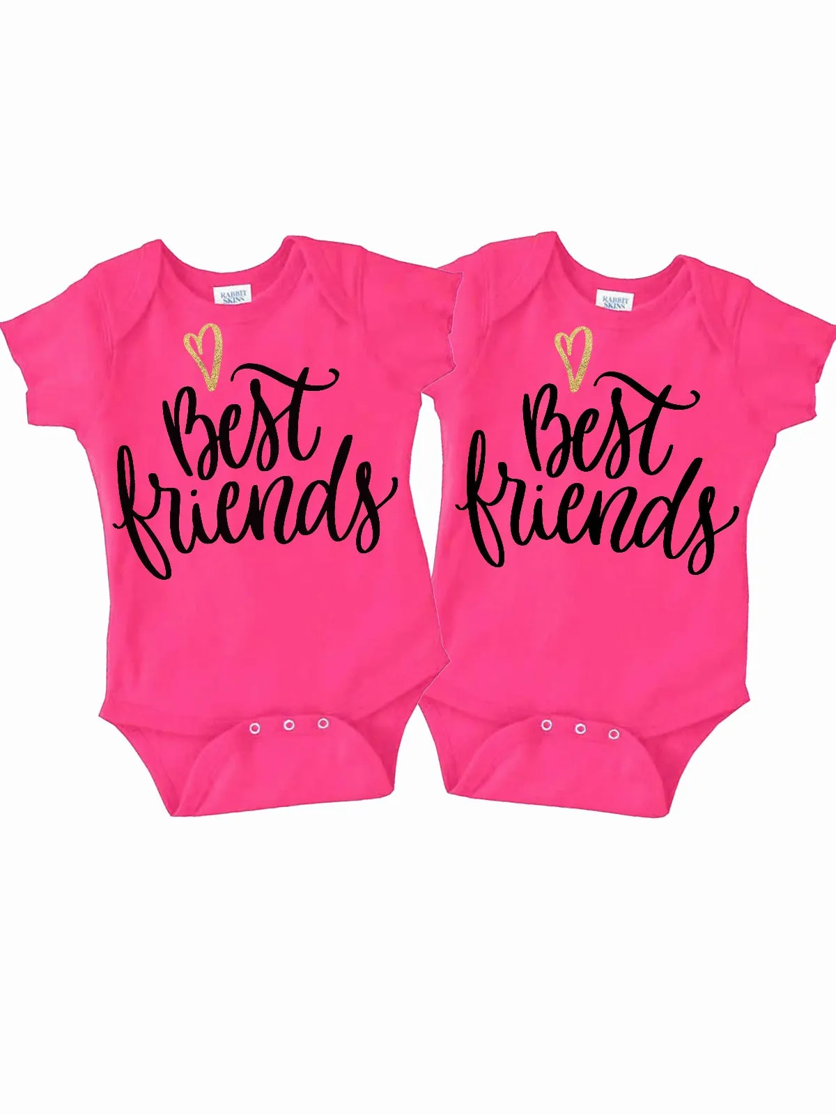 Best Friends Pink Bodysuits