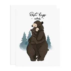 Best Hugs Ever Bear Card