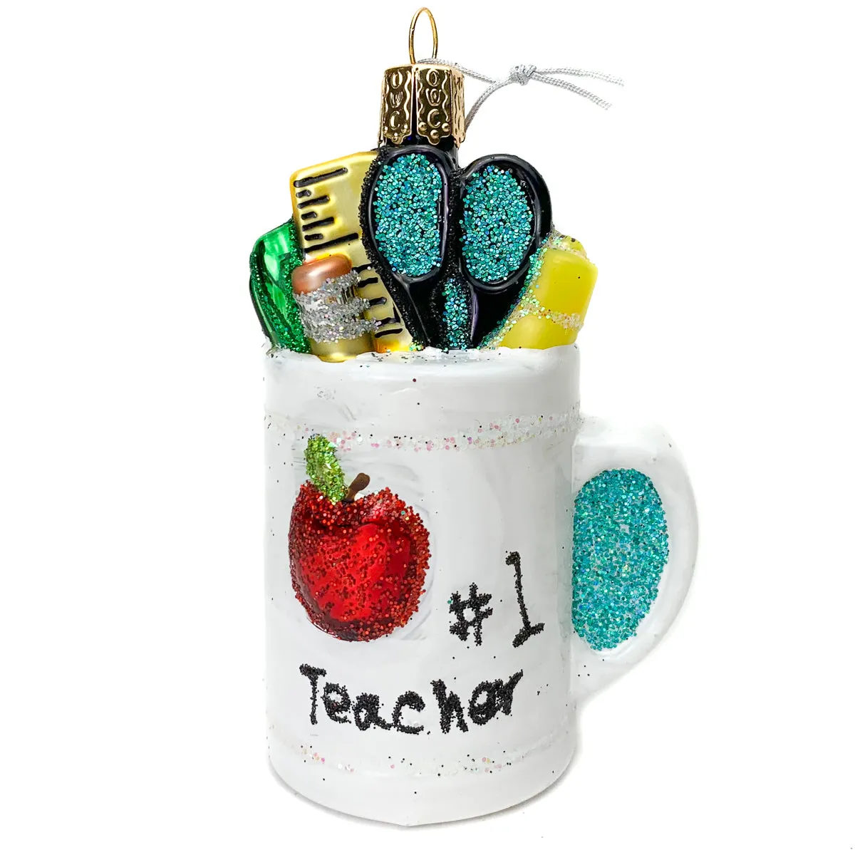 Best Teacher Mug Ornament