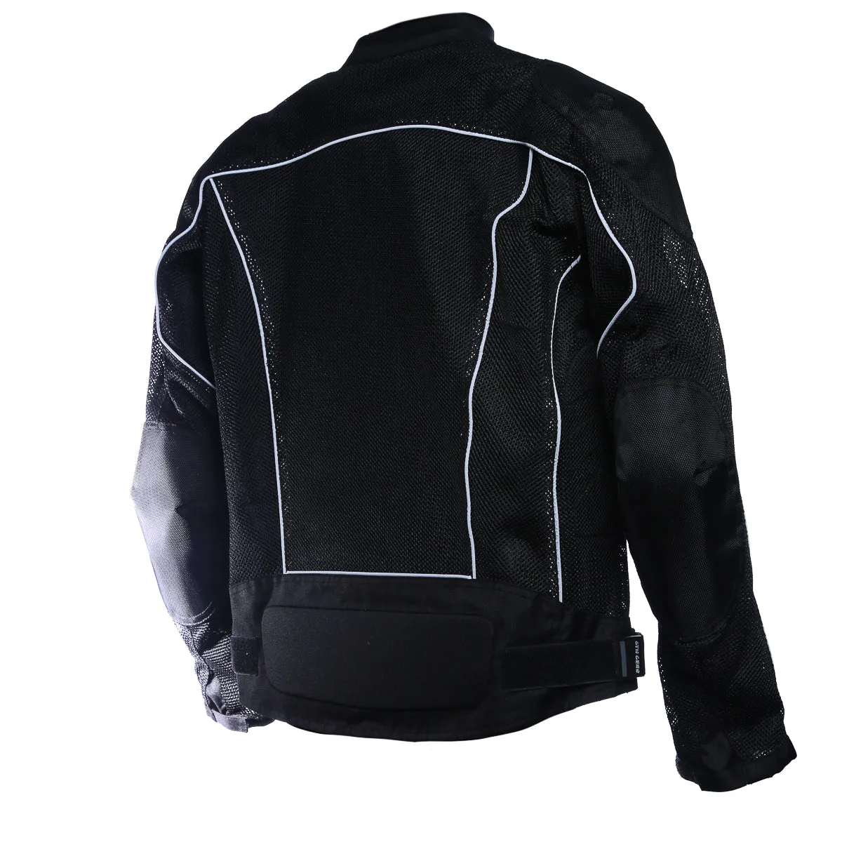 BLACK SUMMER JOY MESH MOTORCYCLE JACKET