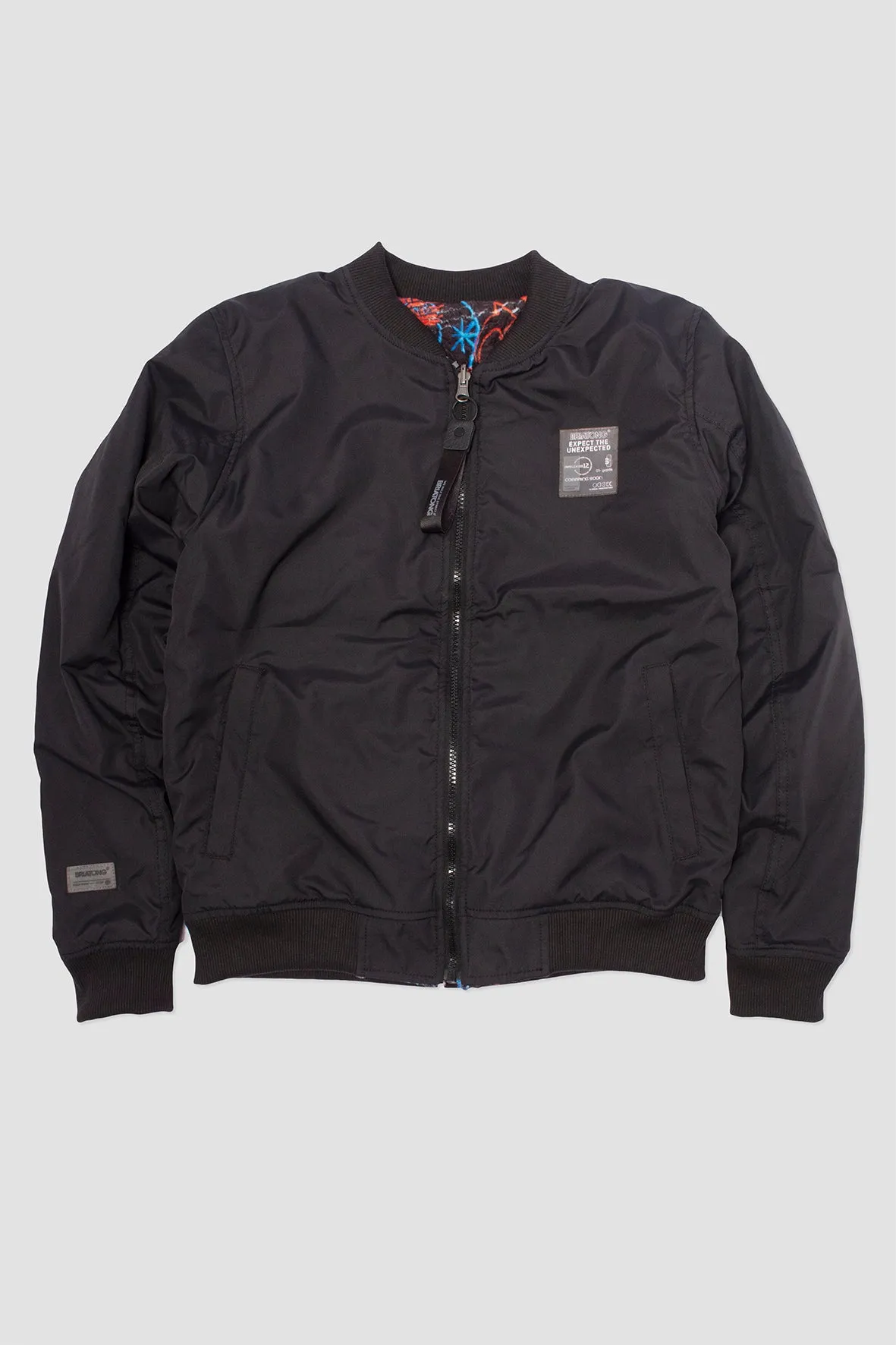 Bomber Jacket Reversible Kuro Negro Graffiti