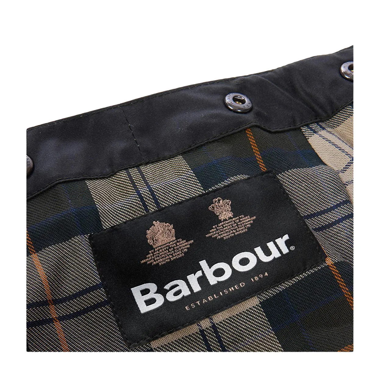 Cappuccio Barbour Waxed Cotton Verde Scuro