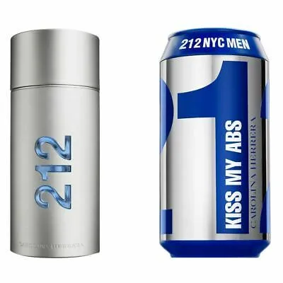 Carolina Herrera 212 Men NYC Kiss my ABS EDT 3.4 oz 100 ml Men