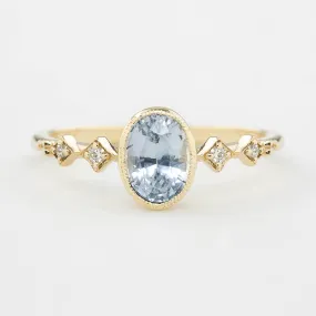 Celeste Ring - 1.18ct Light Blue Ceylon Sapphire (One of a kind)