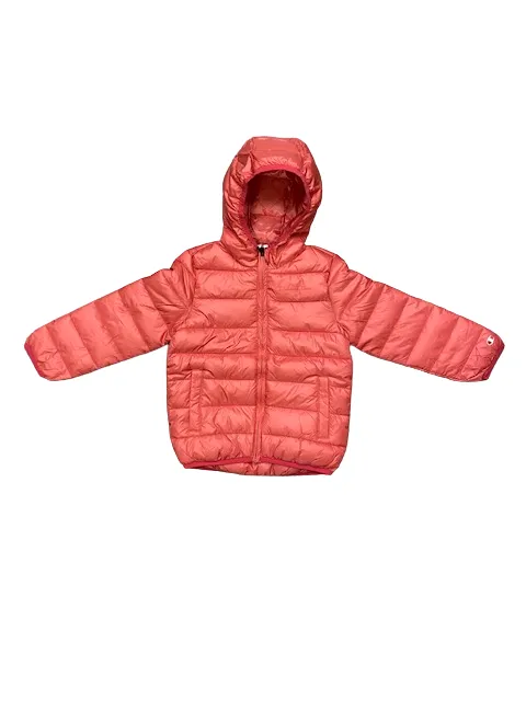 Champion Girls' hooded down jacket 306197 PS171 TRSE pink