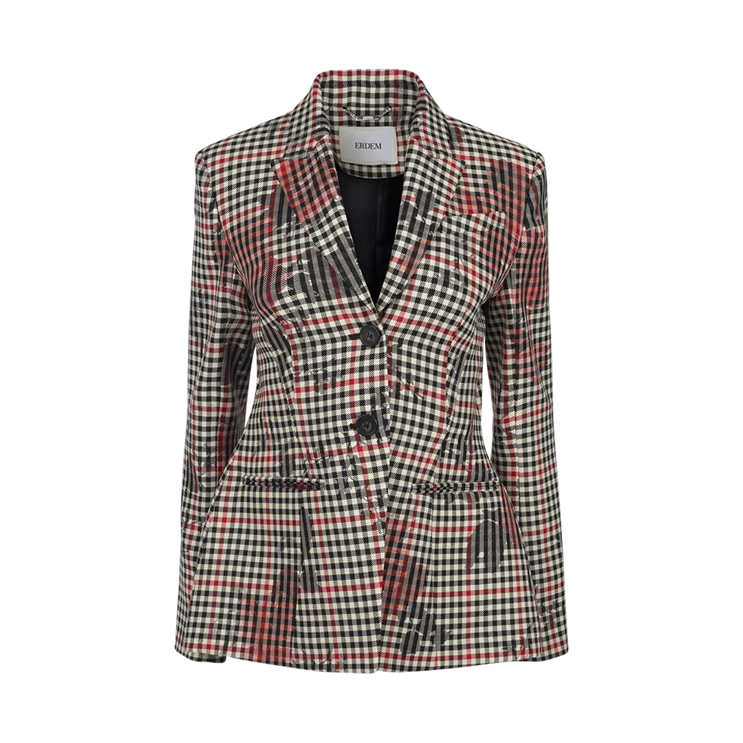 Checked Tailored Jacket