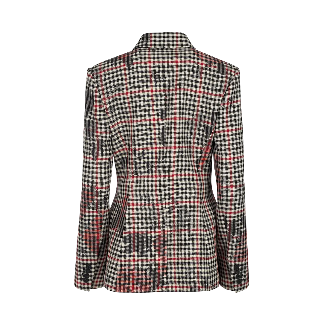 Checked Tailored Jacket