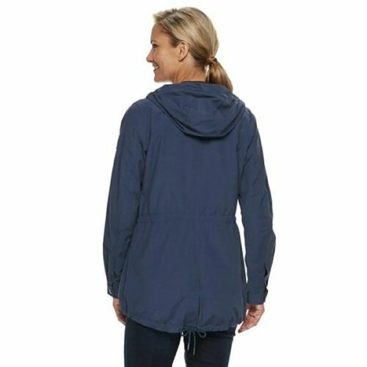 Columbia Women's Cultus Lake Hooded Anorak Active Jacket, Navy, S