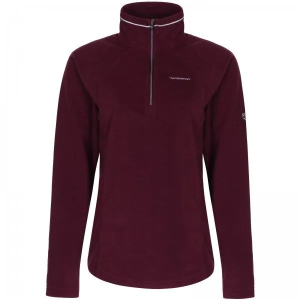 Craghoppers Miska V Womens Half Zip Long Sleeved Fleece