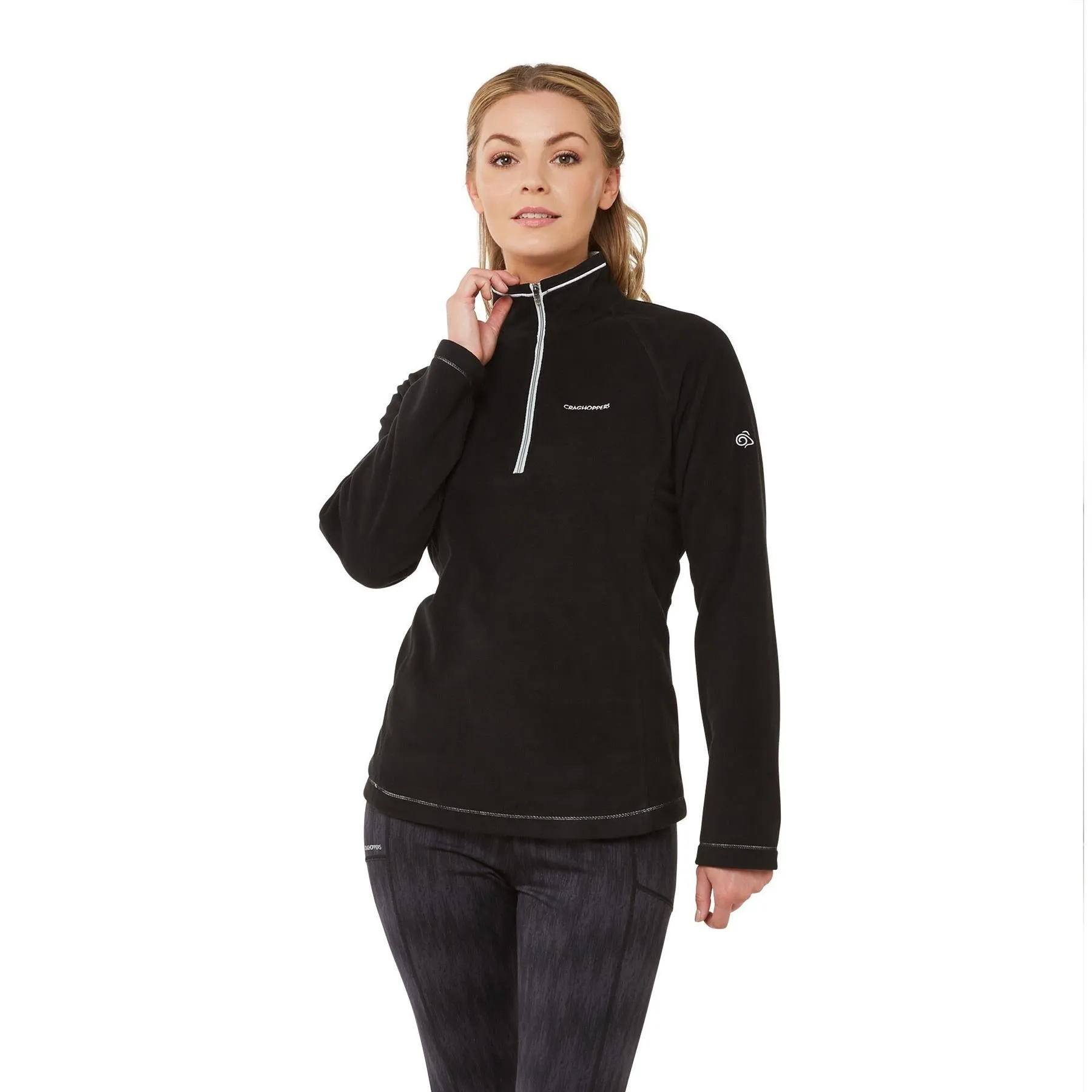 Craghoppers Miska V Womens Half Zip Long Sleeved Fleece