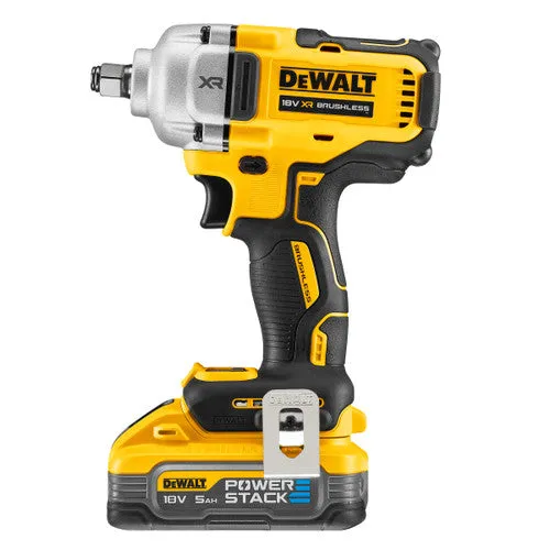 DeWalt DCF891H2T-GB 18V XR Brushless Impact Wrench with 2 x 5.0Ah Batteries & Charger