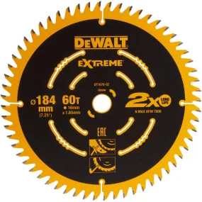 Dewalt DT1670-QZ 184mm Mitre Saw Blade 60T