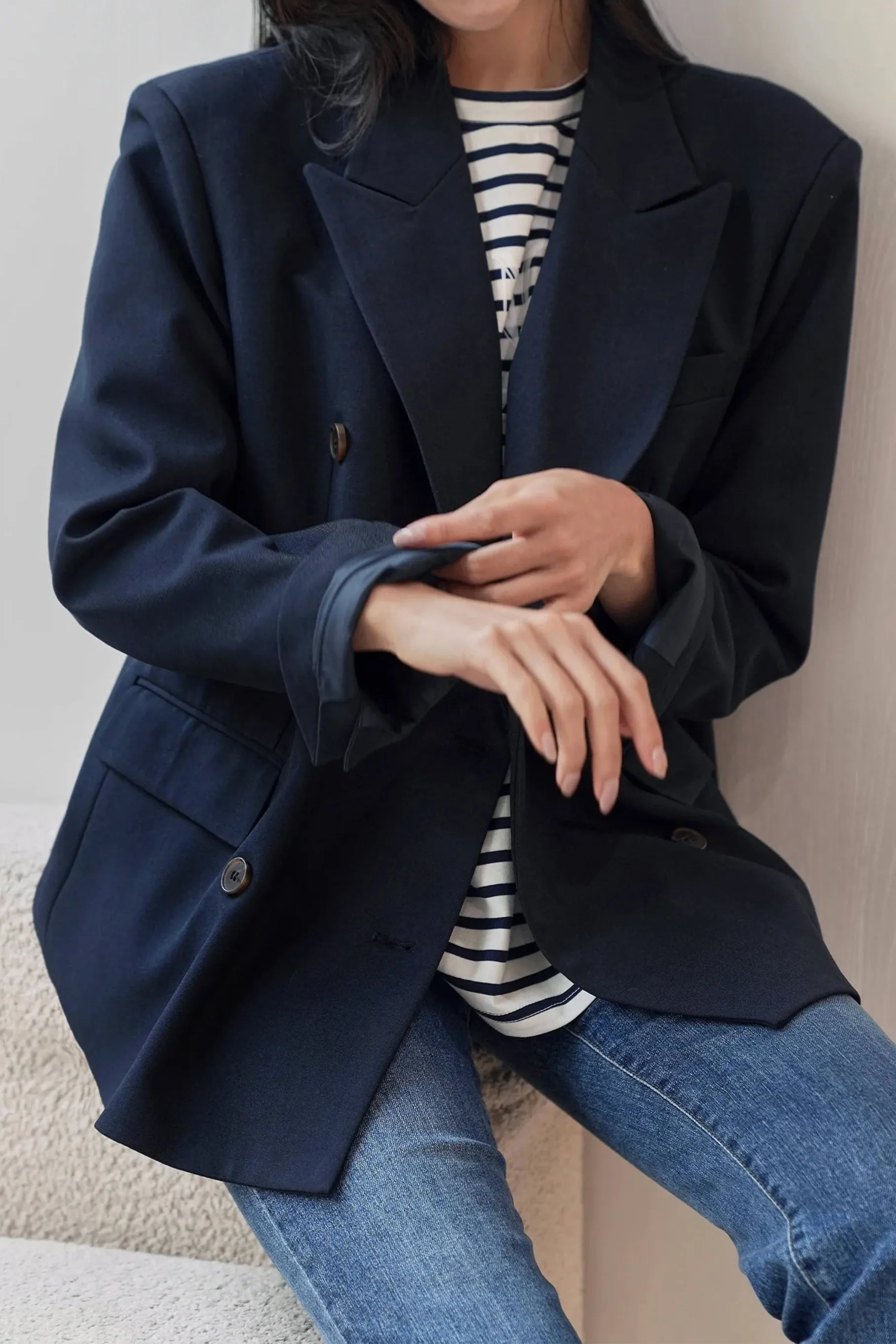 Enid Blazer, Navy