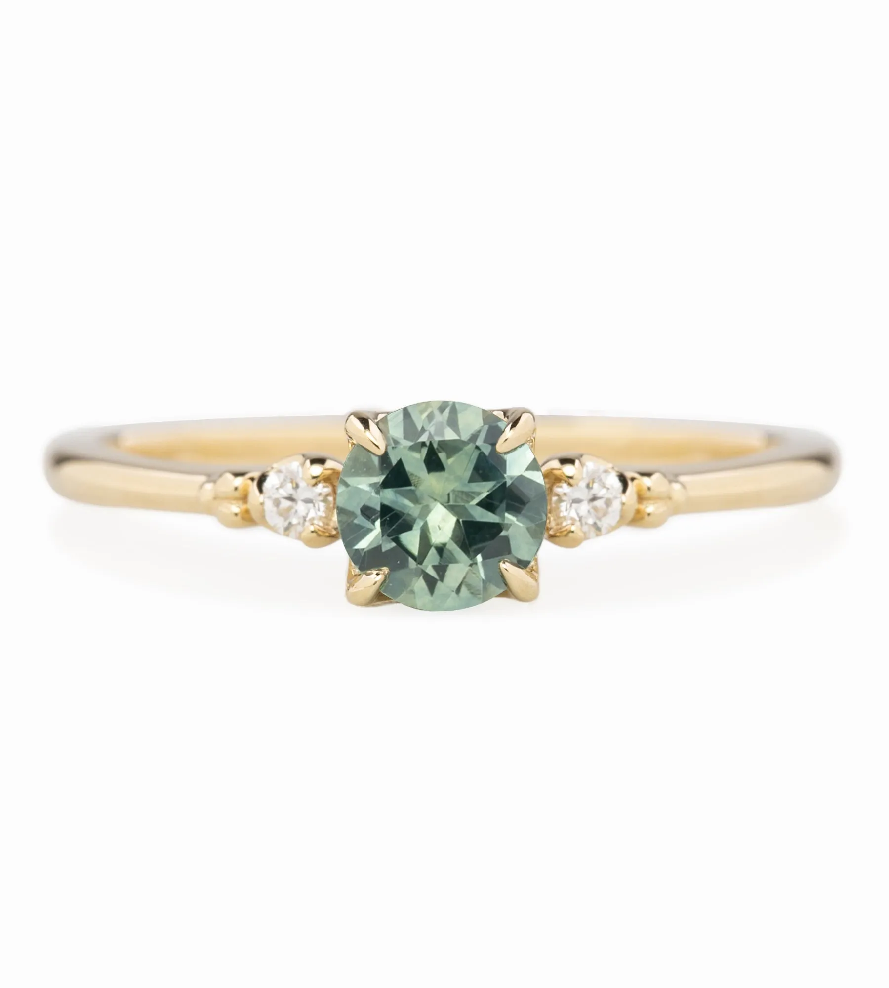 Estel Ring 0.60ct Montana Sapphire 14K Yellow Gold