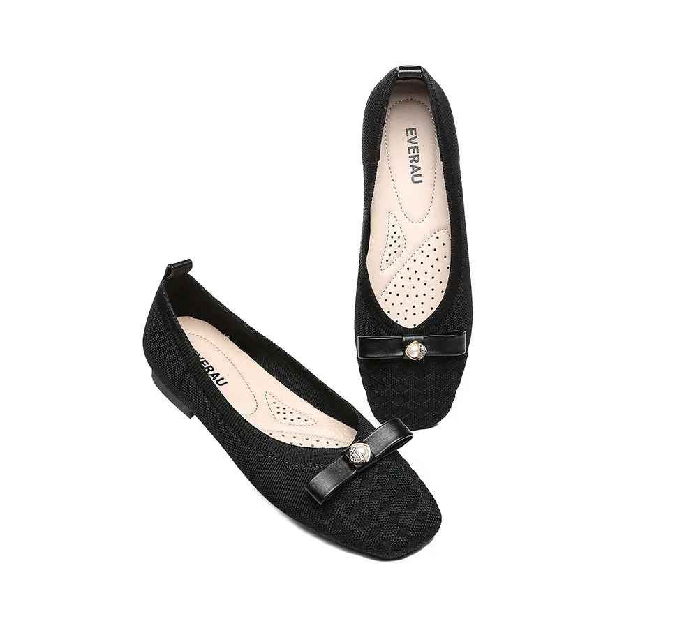 EVERAU Flats With Bow Women Yolanda