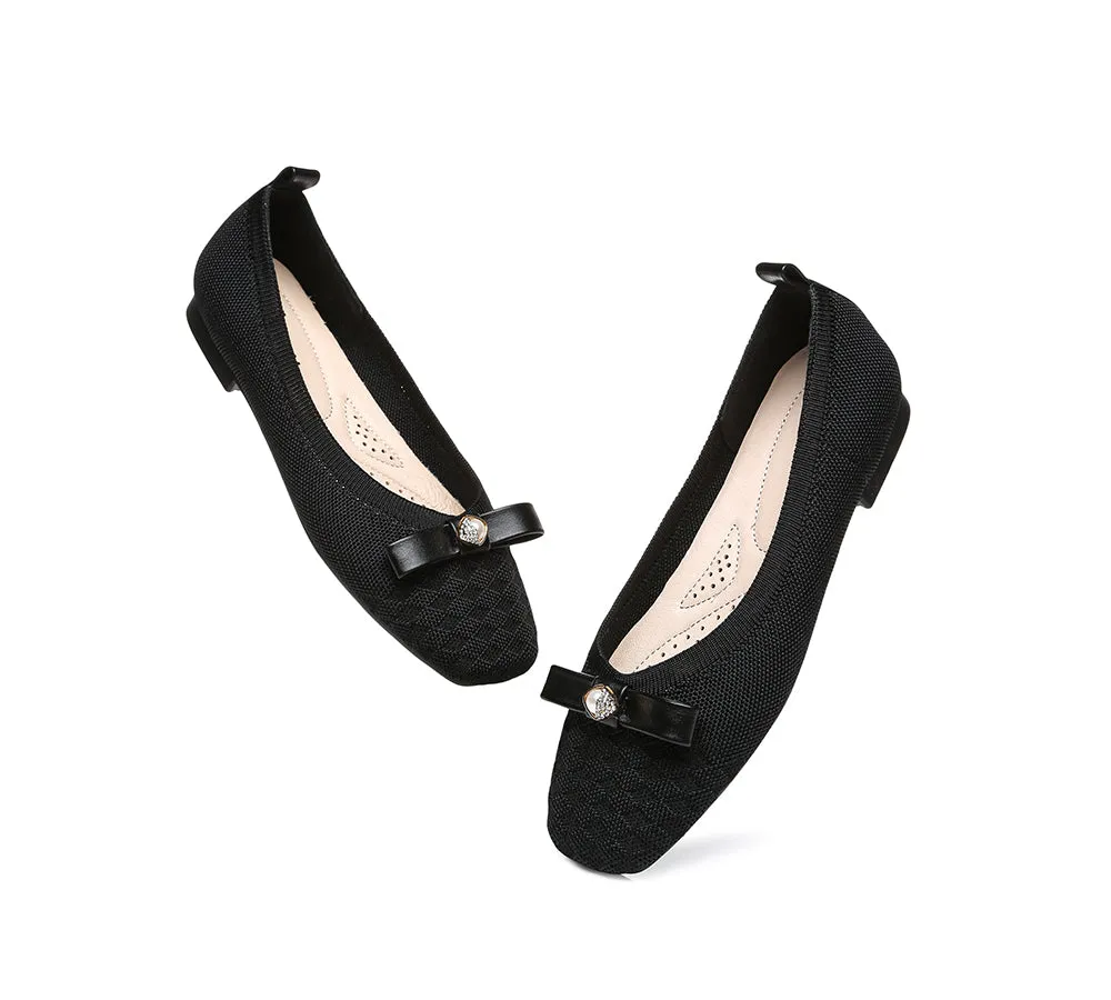 EVERAU Flats With Bow Women Yolanda