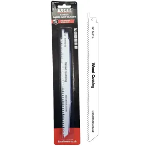 Excel 240mm HCS Saber Saw Blades for Wood Cut  Pack of 5