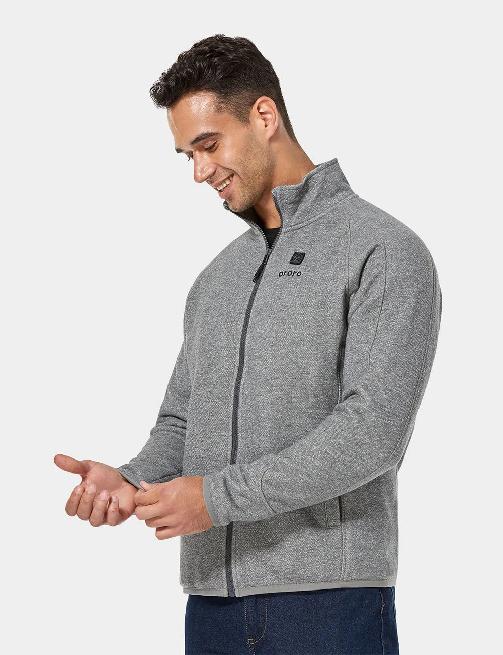 Final Sale - Men's Heated Fleece Jacket with B19G Battery