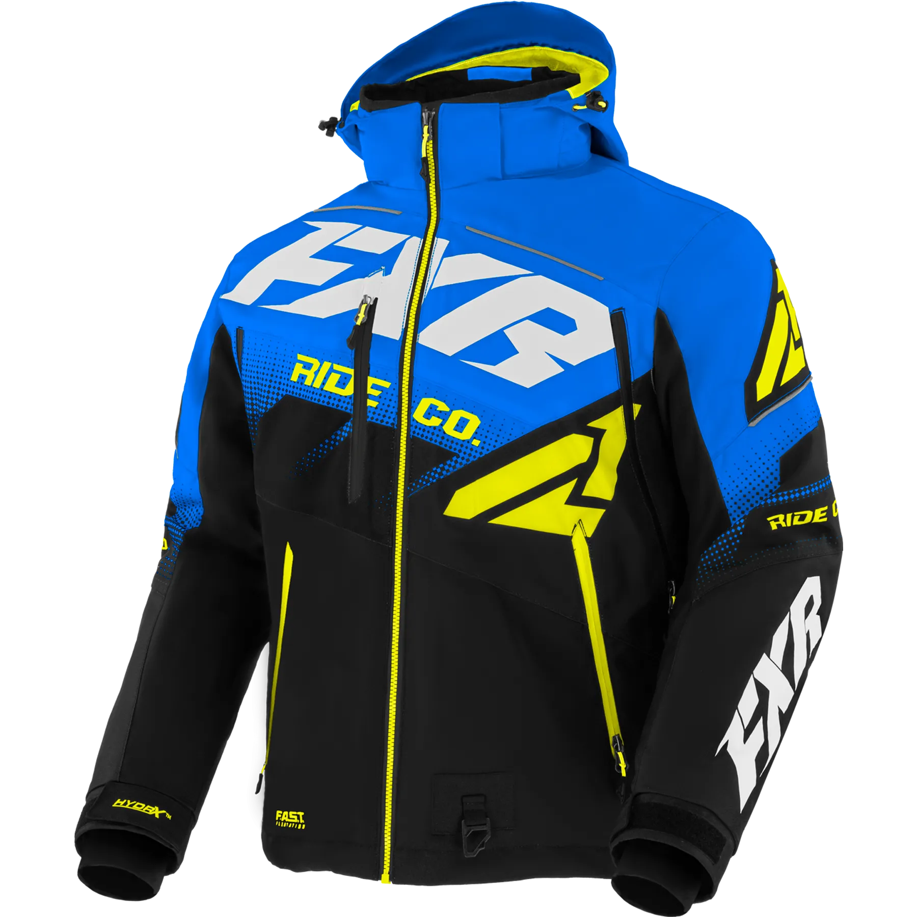 FXR Boost FX Jacket Black/Blue/Hi-Vis