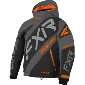 FXR CX Youth Jacket Black/Orange/Char