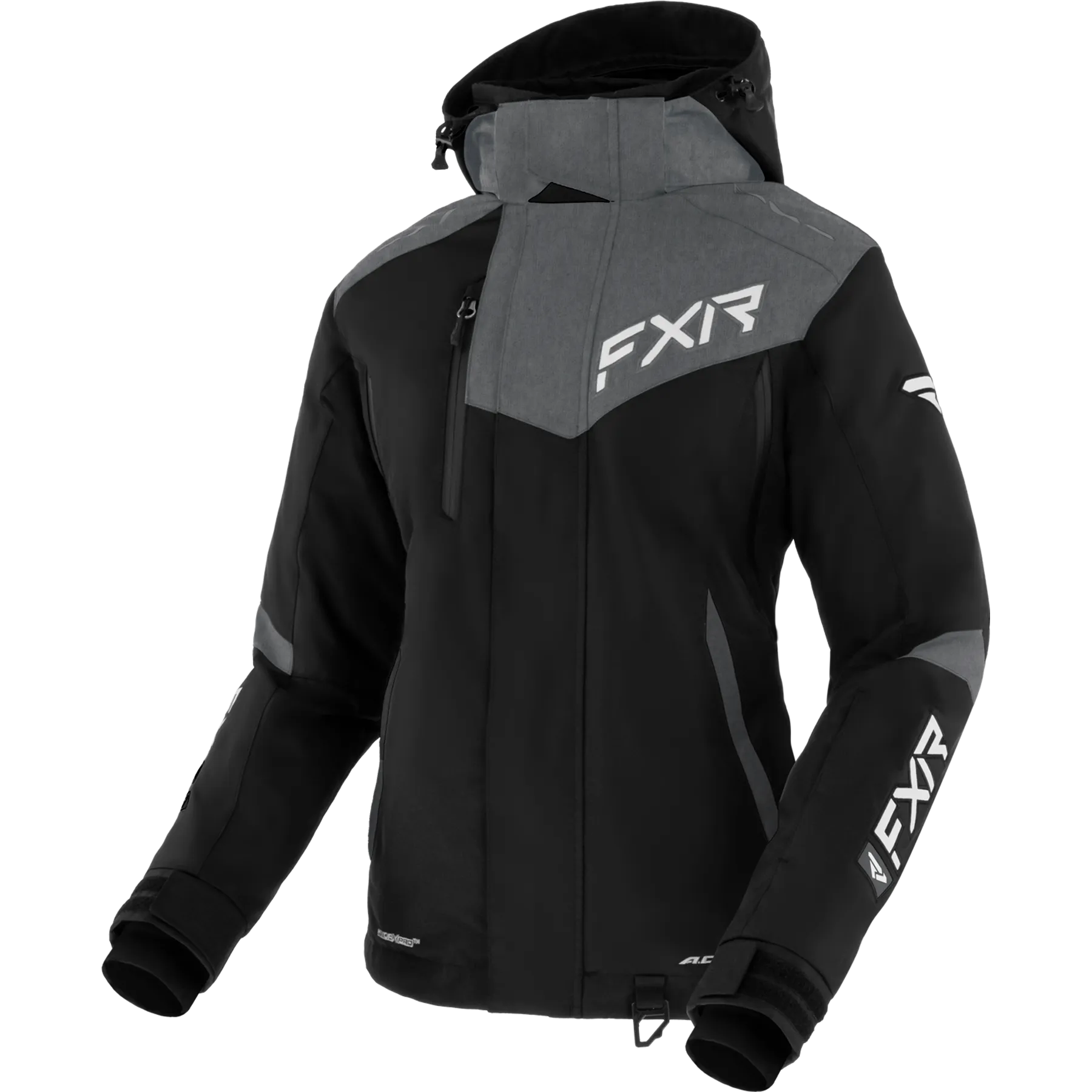 FXR Edge Womens Jacket Black/Grey Heather