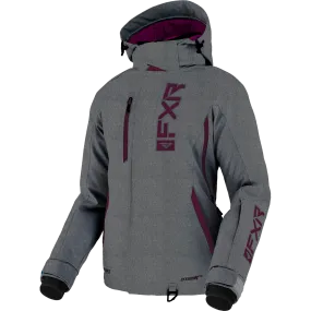 FXR Evo FX Womens Jacket Grey Heather/Plum