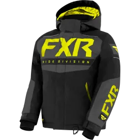 FXR Helium Youth Jacket Black/Char/Hi-Vis