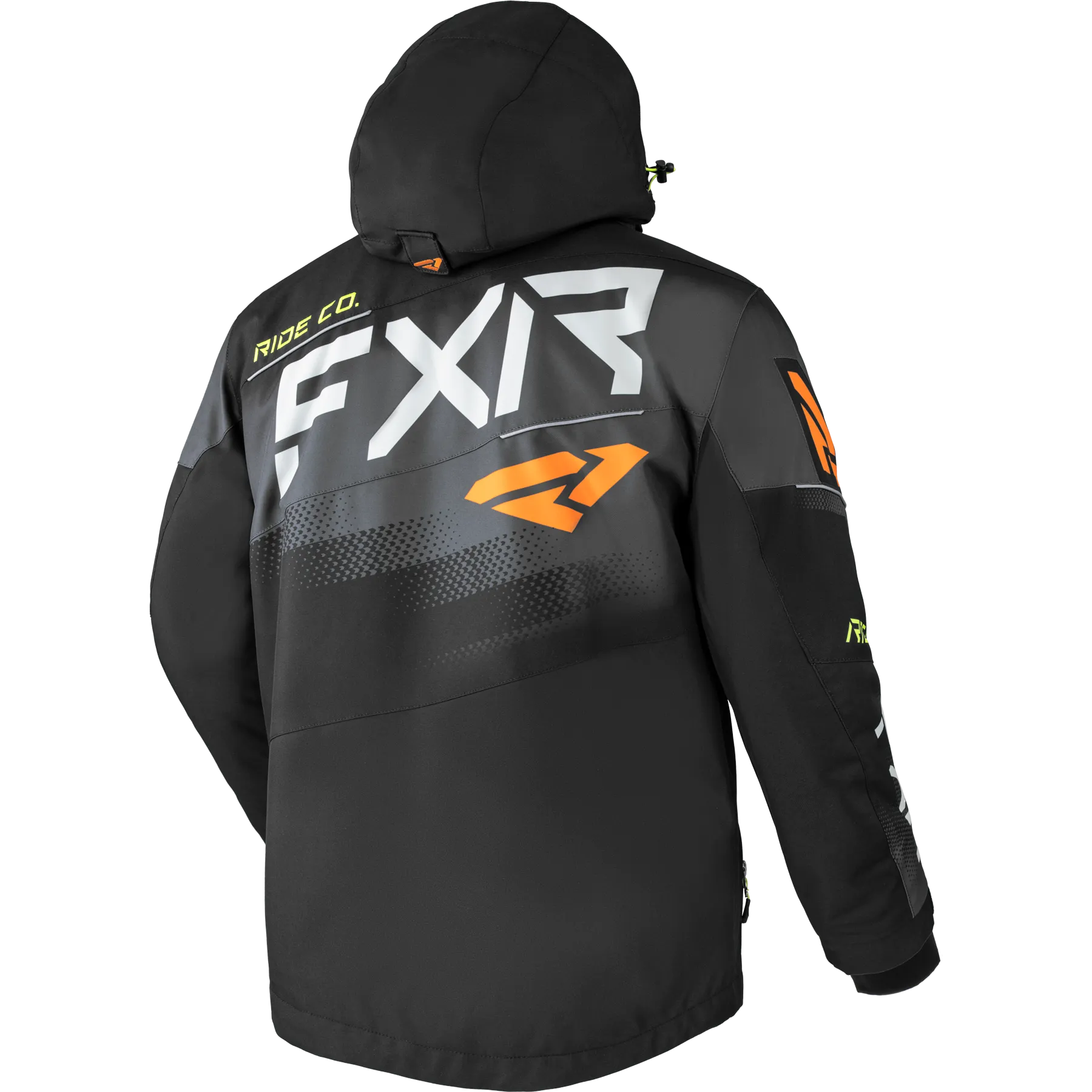 FXR Men's Boost FX Jacket Char/Orange/Hi-Vis