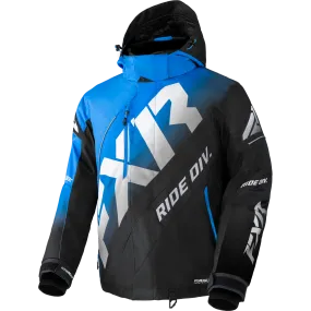 FXR Men's CX Jacket Blue-Black Fade/Lt Grey