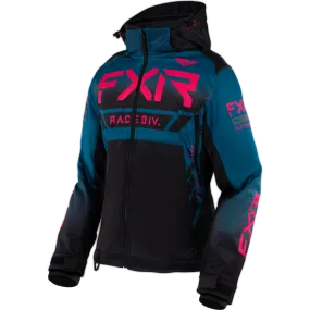 FXR RRX Womens Jacket Black/Ocean/Fuchsia