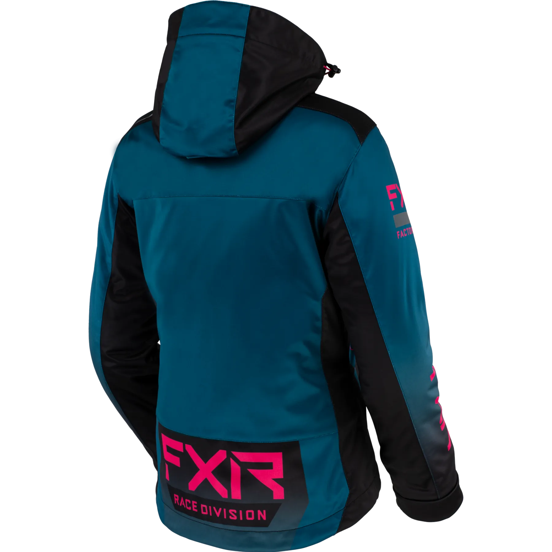 FXR RRX Womens Jacket Black/Ocean/Fuchsia