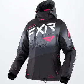 FXR Women's Boost FX Jacket Black/Char/Fuchsia