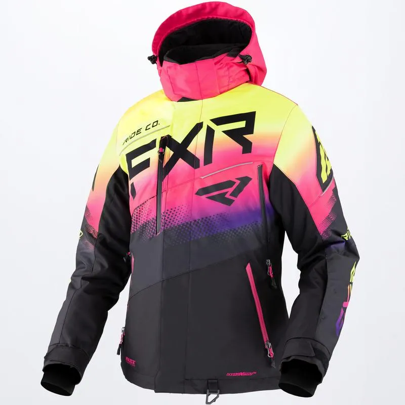 FXR Women's Boost FX Jacket Black/Neon Fusion