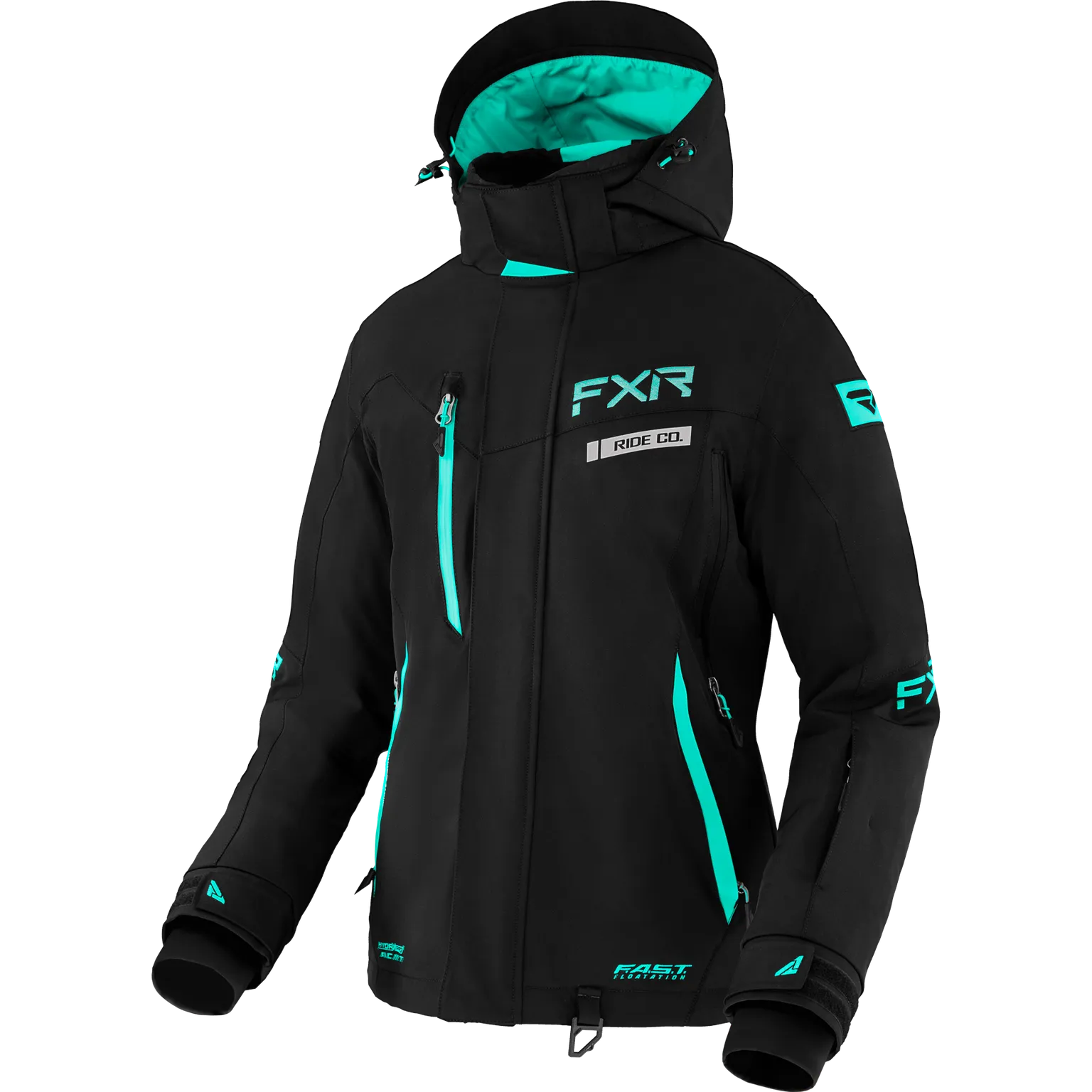 FXR Women's Renegade FX Jacket Black/Mint