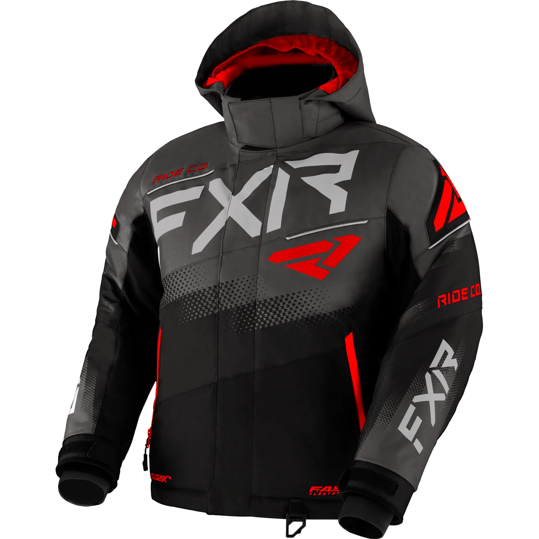 FXR Youth Boost Jacket Black/Char/Red