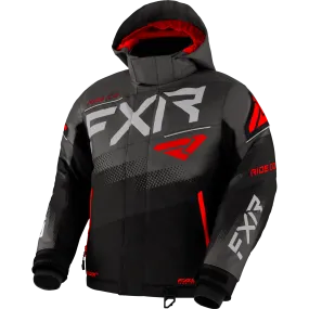 FXR Youth Boost Jacket Black/Char/Red