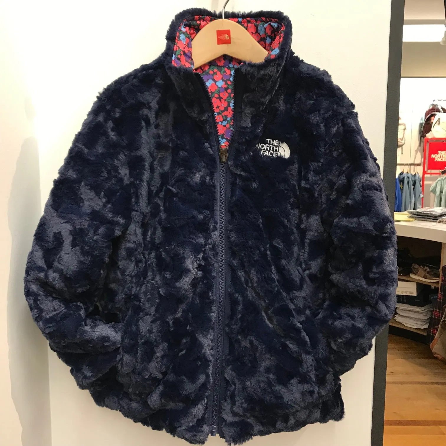 Girls' The North Face | Reversible Mossbud Swirl Jacket | Wildflower