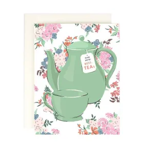 Glad We're Best Teas Card