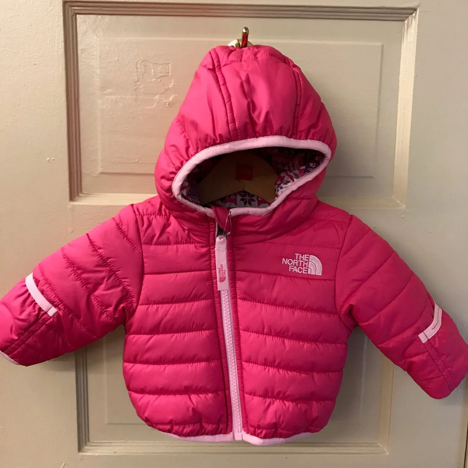 Infants' The North Face | Reversible Perrito Insulated Jacket | Petticoat Pink