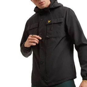 Lyle & Scott Pocket Hooded Zip Through Jacket - Black JK1123V