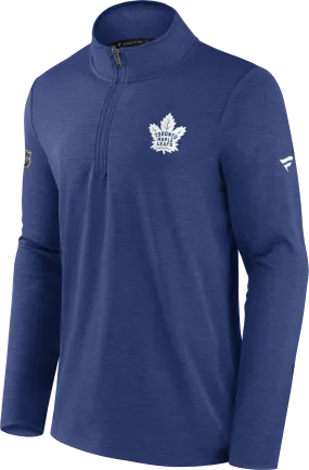 Maple Leafs Fanatics Men's 2022 Authentic Pro Rink Fleece 1/4 Zip