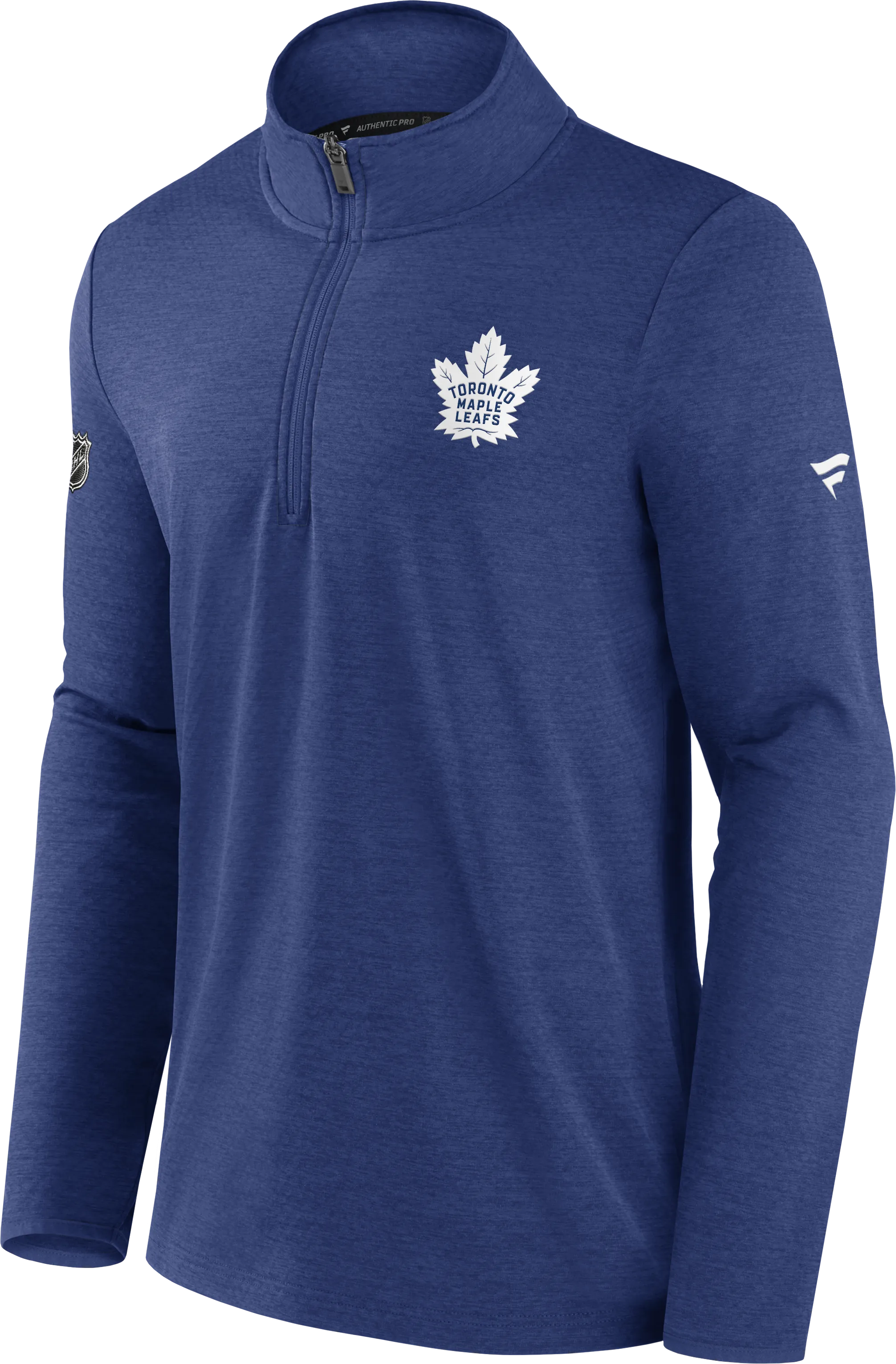 Maple Leafs Fanatics Men's 2022 Authentic Pro Rink Fleece 1/4 Zip