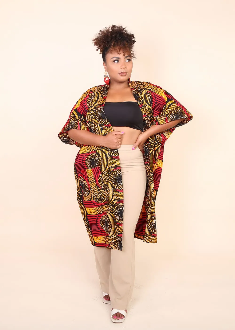 MARTHA African Print Kimono Women's Jacket