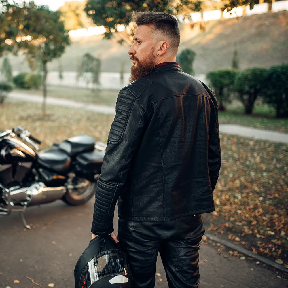 Men's Cafe Racer Jacket | KC Leather Signature Range - Andrew